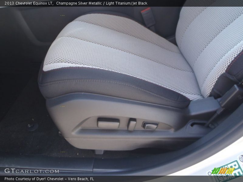 Champagne Silver Metallic / Light Titanium/Jet Black 2013 Chevrolet Equinox LT