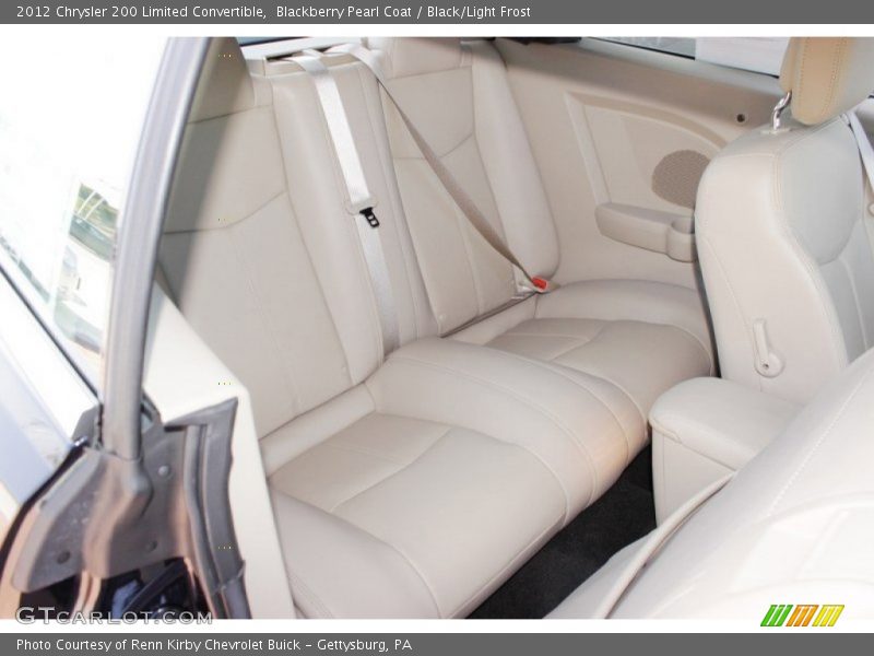 Blackberry Pearl Coat / Black/Light Frost 2012 Chrysler 200 Limited Convertible