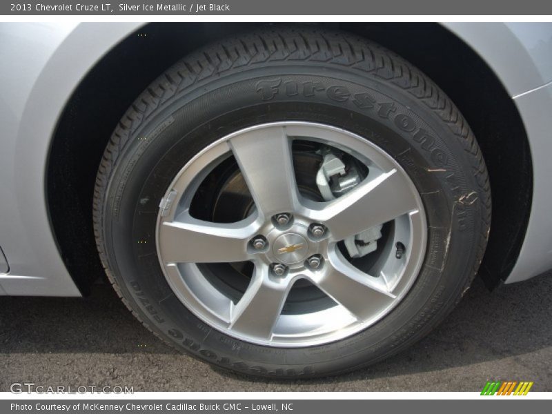 Silver Ice Metallic / Jet Black 2013 Chevrolet Cruze LT