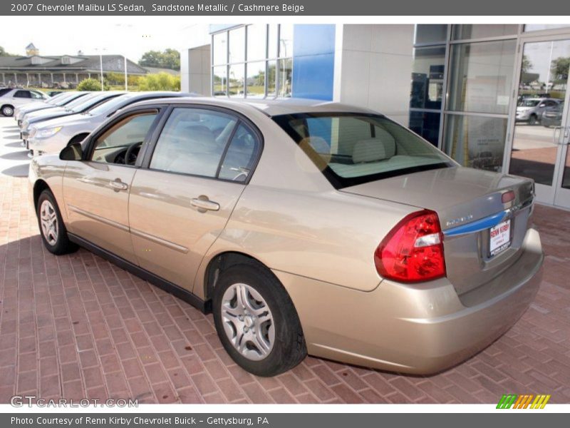 Sandstone Metallic / Cashmere Beige 2007 Chevrolet Malibu LS Sedan