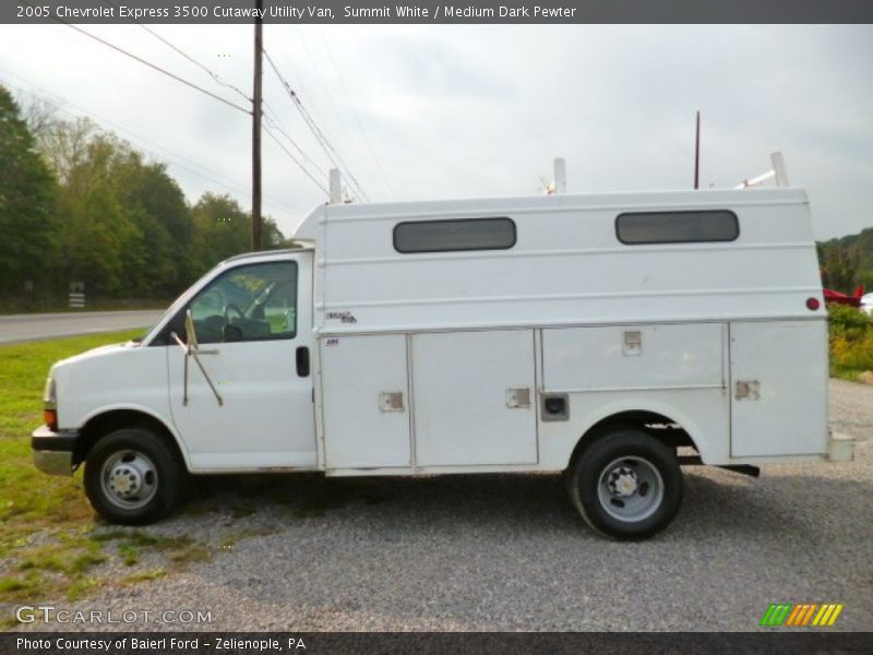 Summit White / Medium Dark Pewter 2005 Chevrolet Express 3500 Cutaway Utility Van