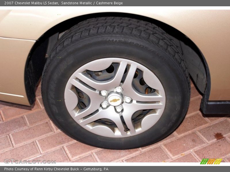 Sandstone Metallic / Cashmere Beige 2007 Chevrolet Malibu LS Sedan