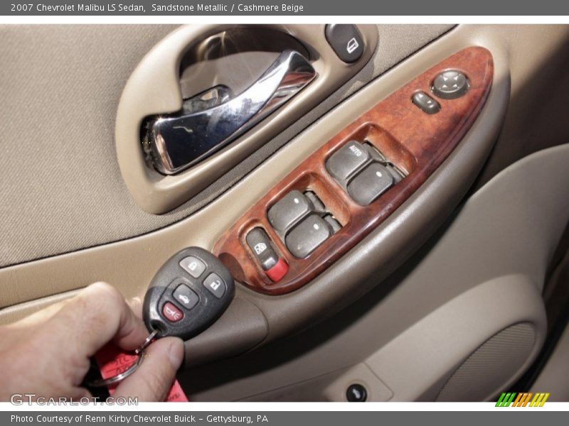 Sandstone Metallic / Cashmere Beige 2007 Chevrolet Malibu LS Sedan