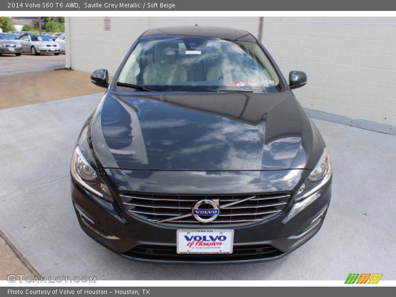 Saville Grey Metallic / Soft Beige 2014 Volvo S60 T6 AWD