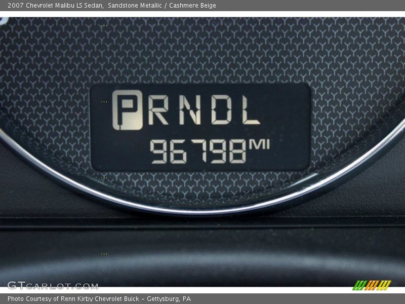 Sandstone Metallic / Cashmere Beige 2007 Chevrolet Malibu LS Sedan