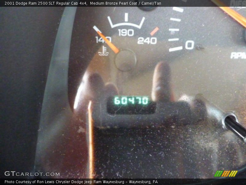 Medium Bronze Pearl Coat / Camel/Tan 2001 Dodge Ram 2500 SLT Regular Cab 4x4