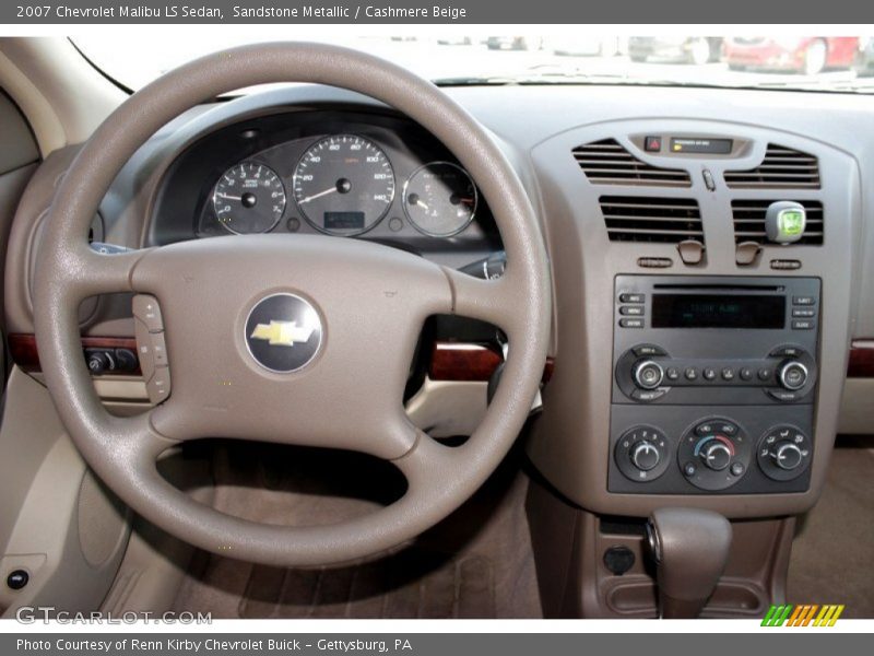 Sandstone Metallic / Cashmere Beige 2007 Chevrolet Malibu LS Sedan