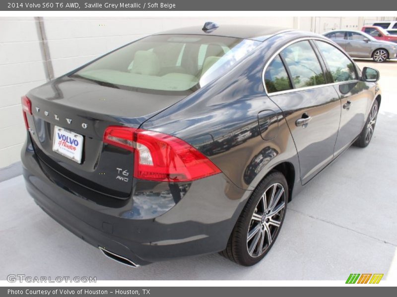 Saville Grey Metallic / Soft Beige 2014 Volvo S60 T6 AWD