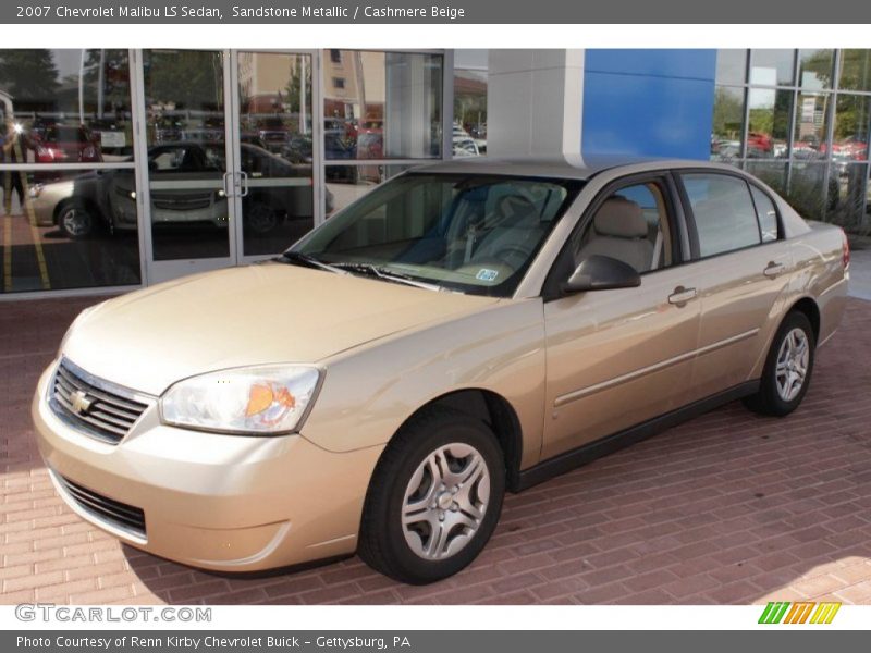 Sandstone Metallic / Cashmere Beige 2007 Chevrolet Malibu LS Sedan