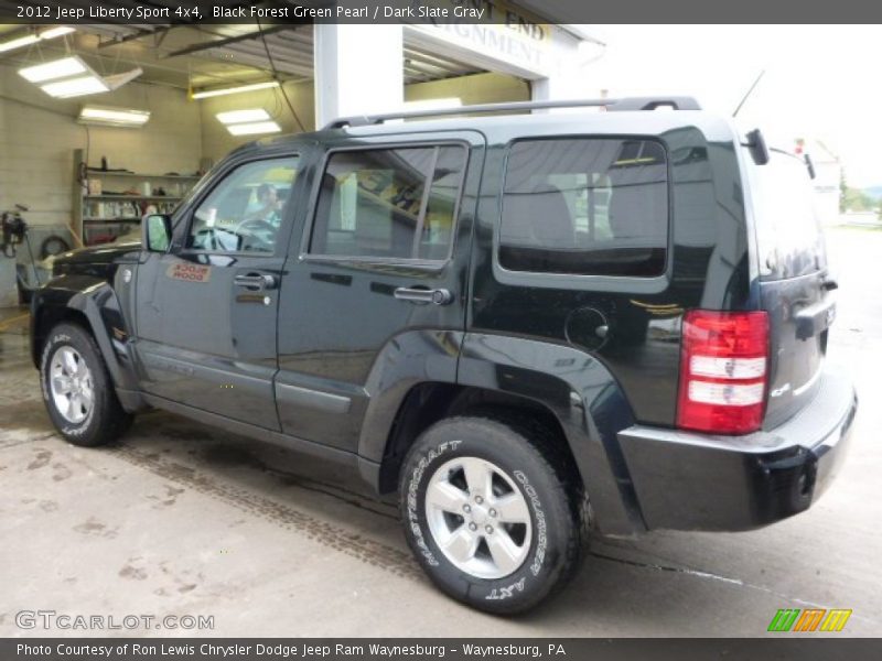 Black Forest Green Pearl / Dark Slate Gray 2012 Jeep Liberty Sport 4x4