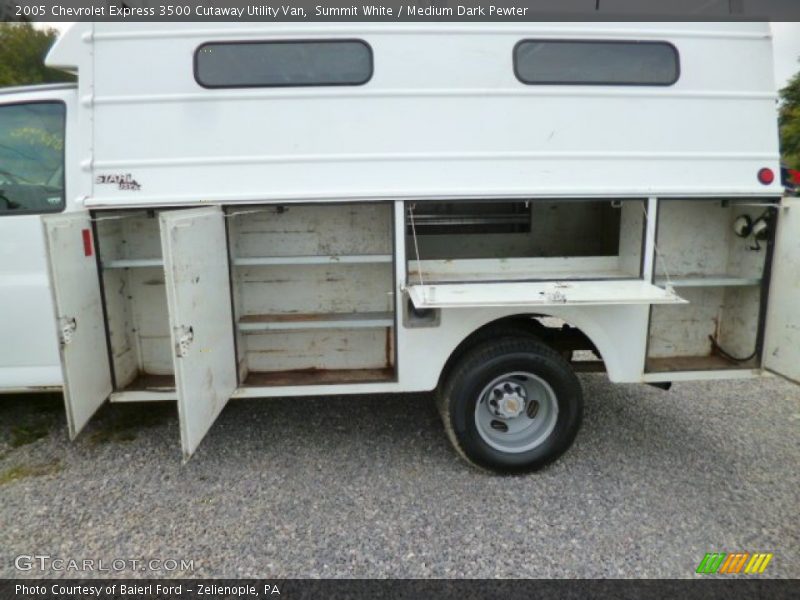 Summit White / Medium Dark Pewter 2005 Chevrolet Express 3500 Cutaway Utility Van