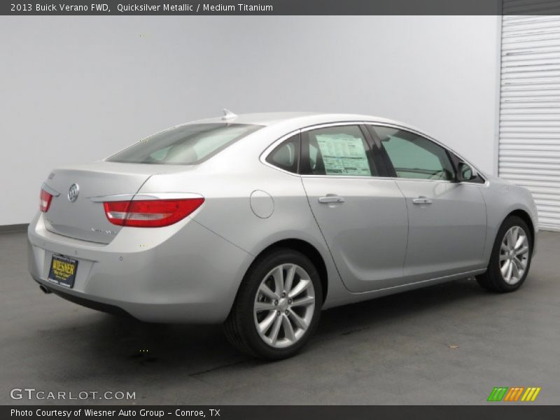Quicksilver Metallic / Medium Titanium 2013 Buick Verano FWD