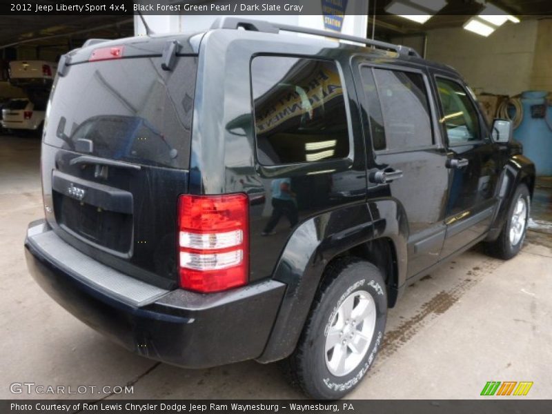 Black Forest Green Pearl / Dark Slate Gray 2012 Jeep Liberty Sport 4x4