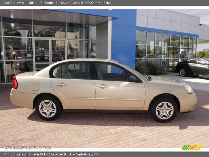 Sandstone Metallic / Cashmere Beige 2007 Chevrolet Malibu LS Sedan