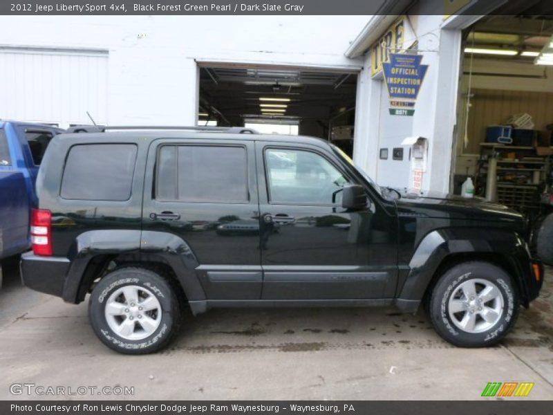 Black Forest Green Pearl / Dark Slate Gray 2012 Jeep Liberty Sport 4x4