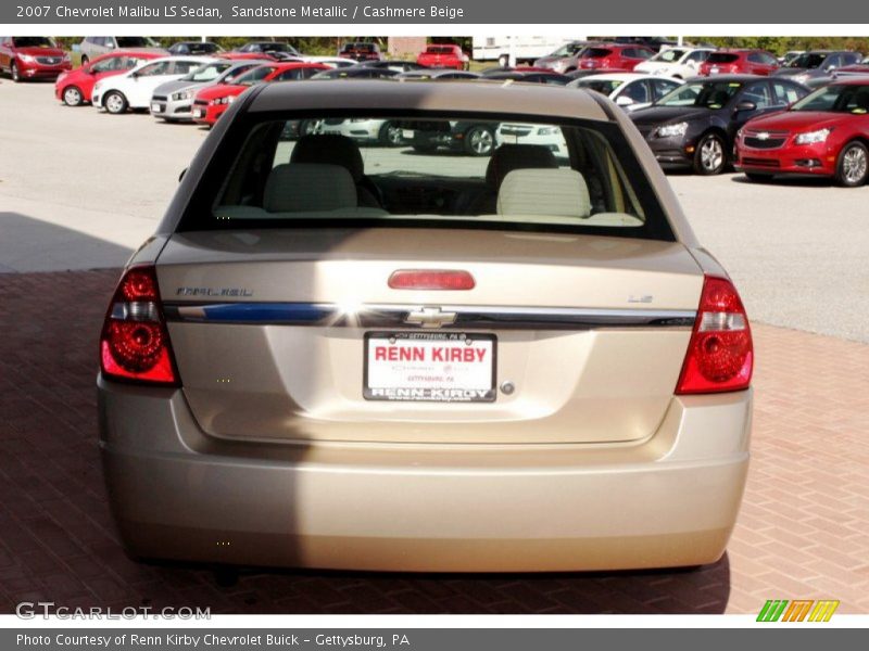 Sandstone Metallic / Cashmere Beige 2007 Chevrolet Malibu LS Sedan