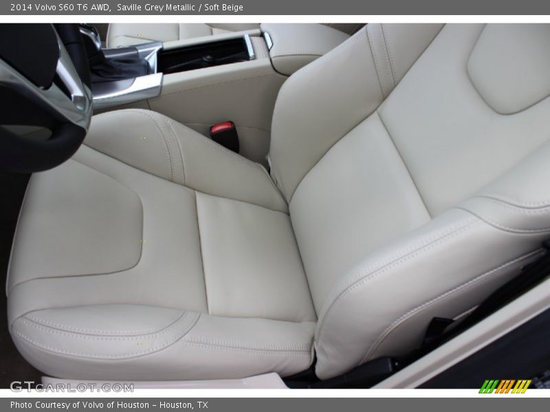 Saville Grey Metallic / Soft Beige 2014 Volvo S60 T6 AWD