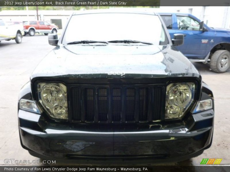 Black Forest Green Pearl / Dark Slate Gray 2012 Jeep Liberty Sport 4x4