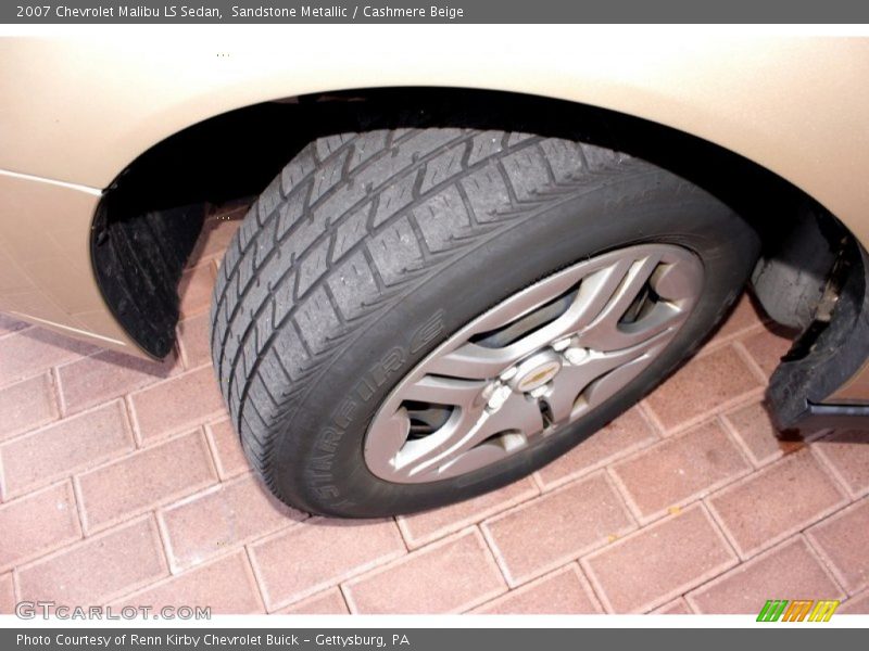 Sandstone Metallic / Cashmere Beige 2007 Chevrolet Malibu LS Sedan