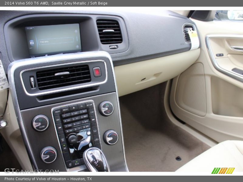 Saville Grey Metallic / Soft Beige 2014 Volvo S60 T6 AWD