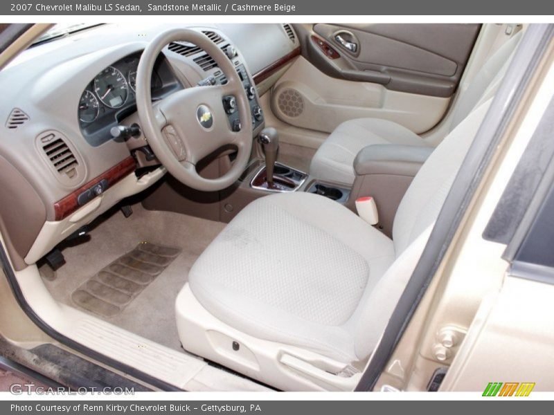Sandstone Metallic / Cashmere Beige 2007 Chevrolet Malibu LS Sedan