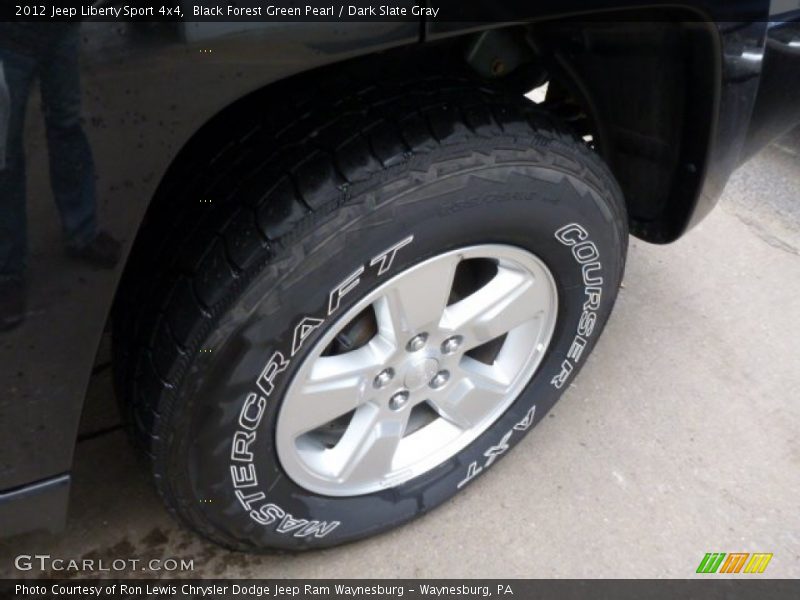 Black Forest Green Pearl / Dark Slate Gray 2012 Jeep Liberty Sport 4x4
