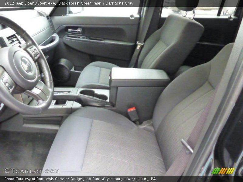Black Forest Green Pearl / Dark Slate Gray 2012 Jeep Liberty Sport 4x4
