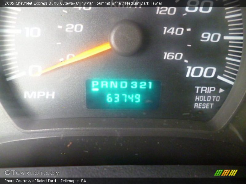 Summit White / Medium Dark Pewter 2005 Chevrolet Express 3500 Cutaway Utility Van