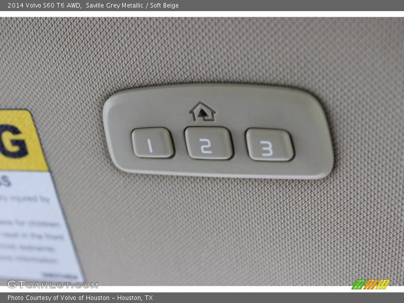 Saville Grey Metallic / Soft Beige 2014 Volvo S60 T6 AWD