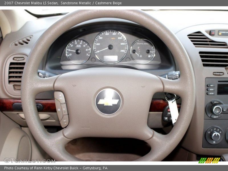 Sandstone Metallic / Cashmere Beige 2007 Chevrolet Malibu LS Sedan