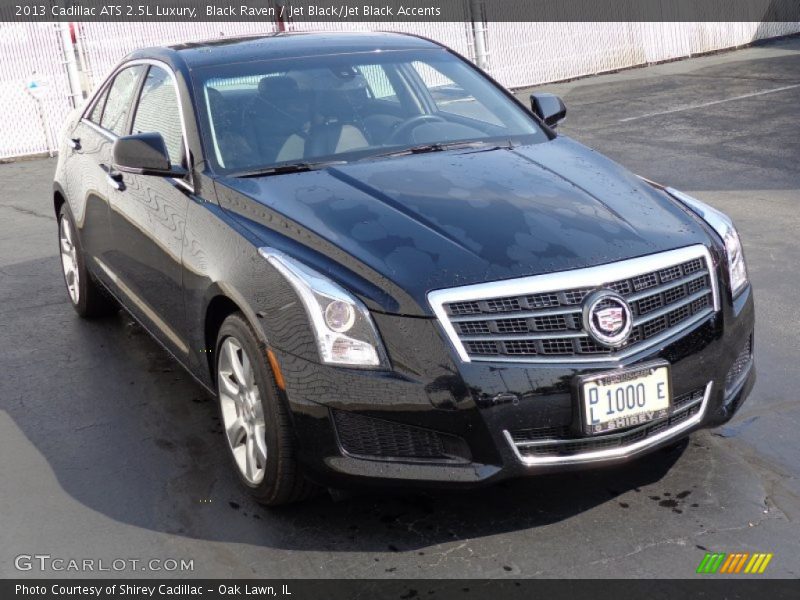 Black Raven / Jet Black/Jet Black Accents 2013 Cadillac ATS 2.5L Luxury