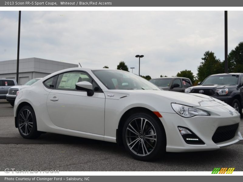 Whiteout / Black/Red Accents 2013 Scion FR-S Sport Coupe