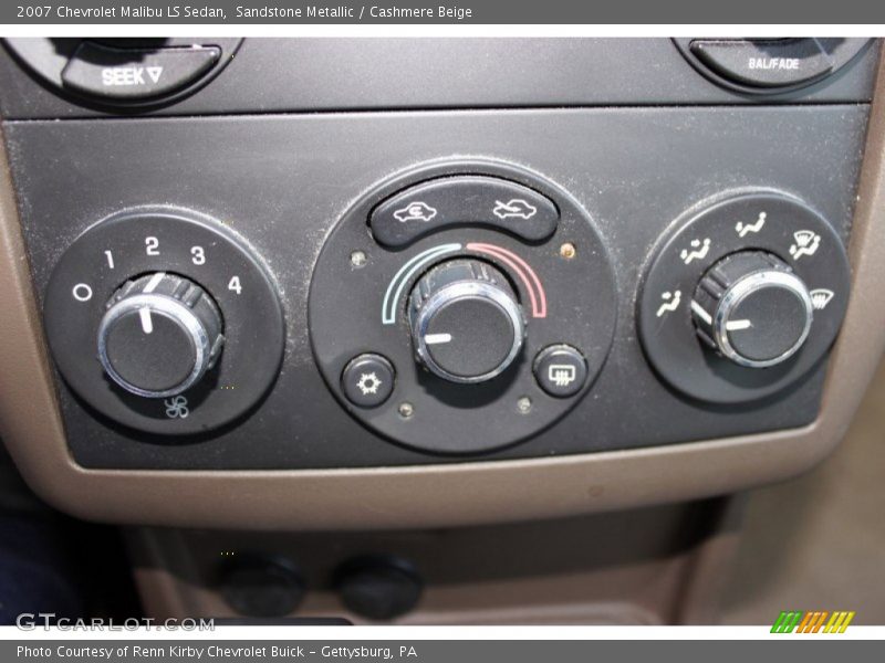 Sandstone Metallic / Cashmere Beige 2007 Chevrolet Malibu LS Sedan