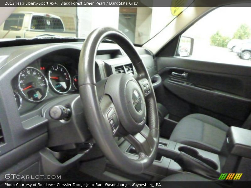 Black Forest Green Pearl / Dark Slate Gray 2012 Jeep Liberty Sport 4x4
