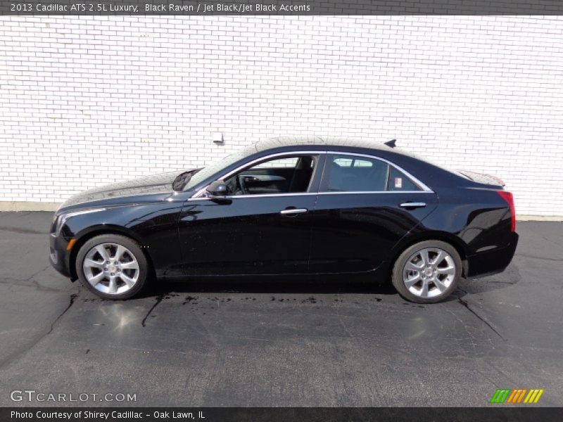 Black Raven / Jet Black/Jet Black Accents 2013 Cadillac ATS 2.5L Luxury