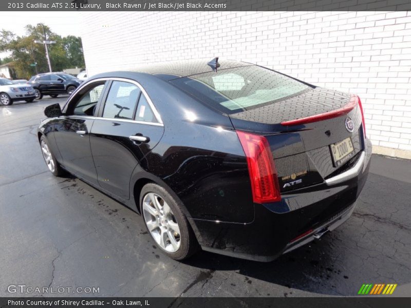 Black Raven / Jet Black/Jet Black Accents 2013 Cadillac ATS 2.5L Luxury