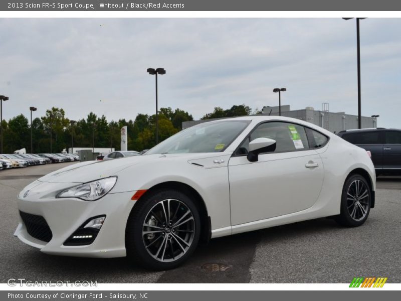 Whiteout / Black/Red Accents 2013 Scion FR-S Sport Coupe