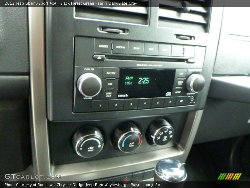 Black Forest Green Pearl / Dark Slate Gray 2012 Jeep Liberty Sport 4x4