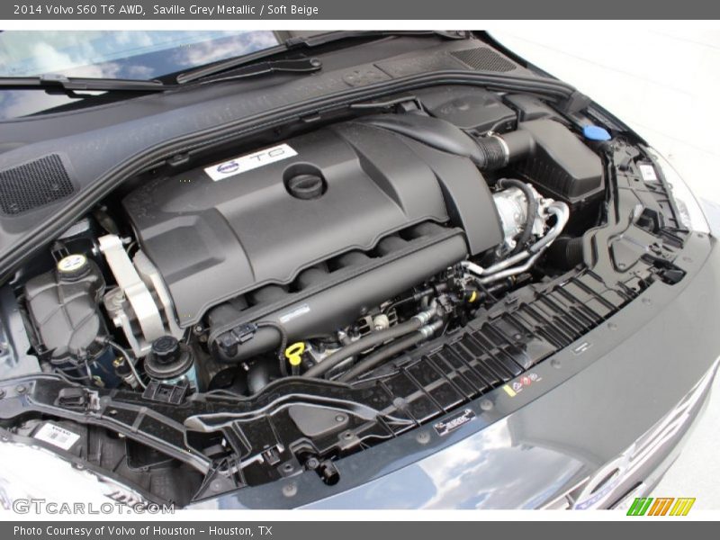 2014 S60 T6 AWD Engine - 3.0 Liter Turbocharged DOHC 24-Valve VVT Inline 6 Cylinder