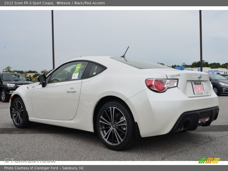 Whiteout / Black/Red Accents 2013 Scion FR-S Sport Coupe