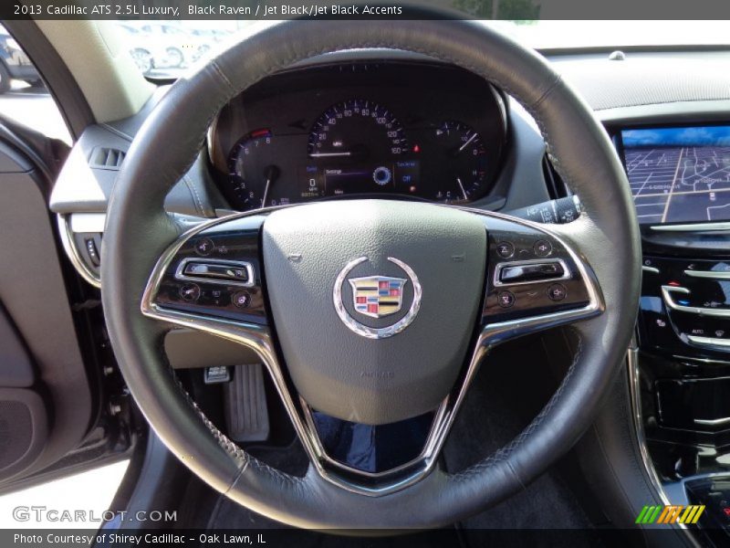 Black Raven / Jet Black/Jet Black Accents 2013 Cadillac ATS 2.5L Luxury