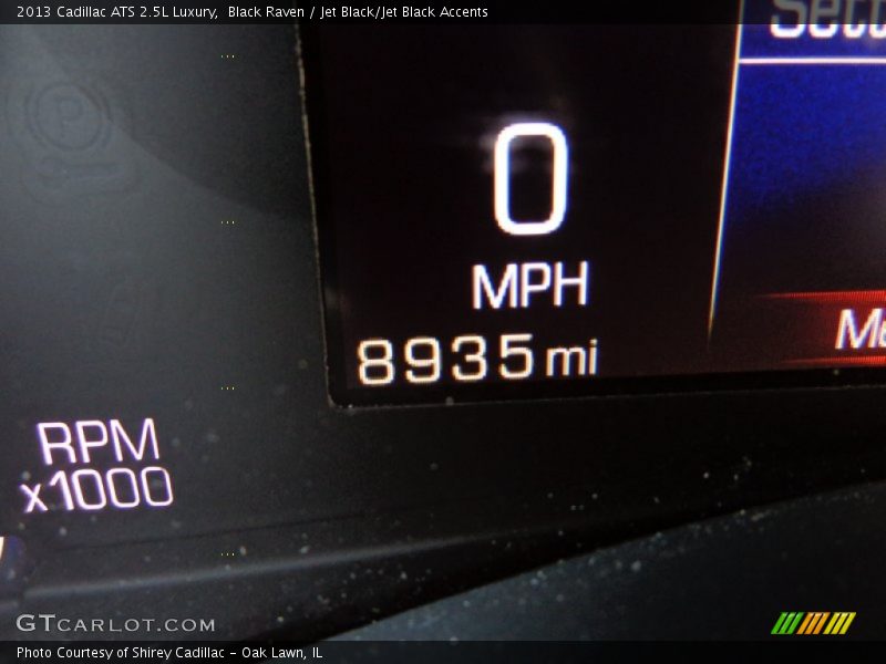Black Raven / Jet Black/Jet Black Accents 2013 Cadillac ATS 2.5L Luxury