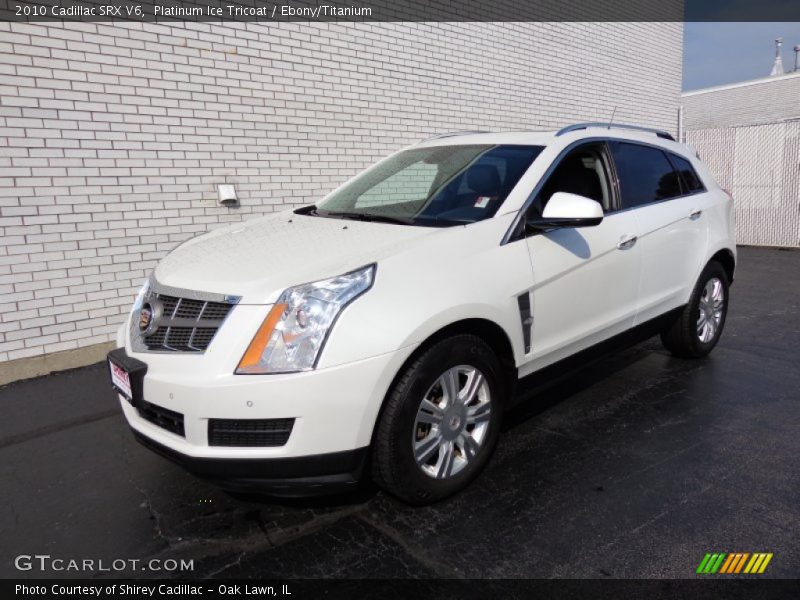 Platinum Ice Tricoat / Ebony/Titanium 2010 Cadillac SRX V6