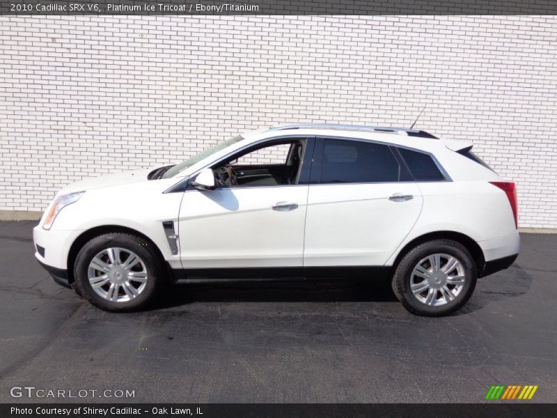 Platinum Ice Tricoat / Ebony/Titanium 2010 Cadillac SRX V6