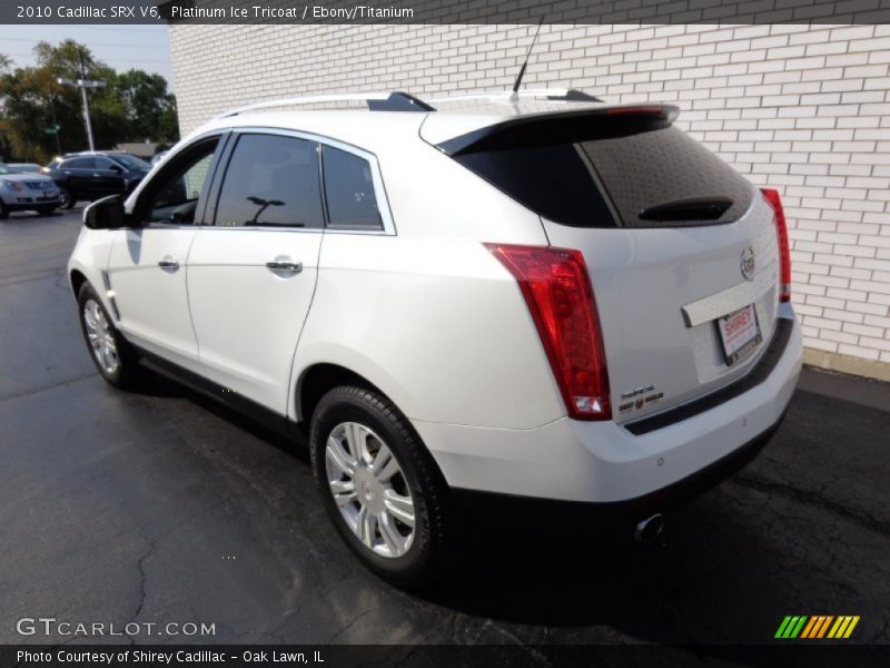 Platinum Ice Tricoat / Ebony/Titanium 2010 Cadillac SRX V6
