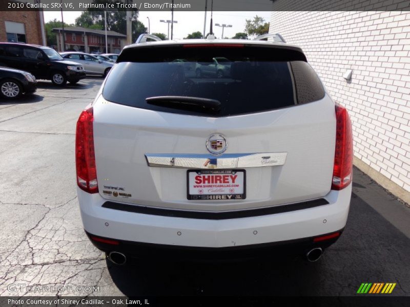 Platinum Ice Tricoat / Ebony/Titanium 2010 Cadillac SRX V6