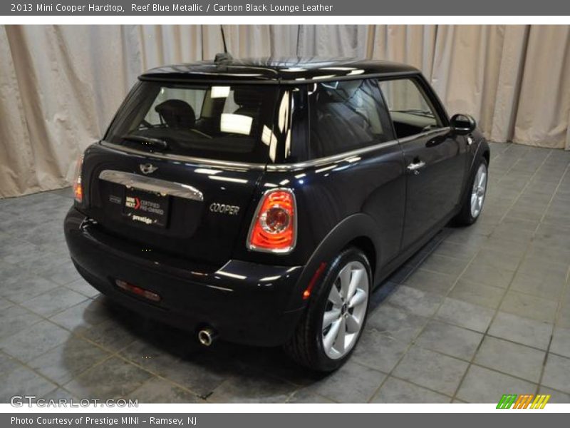 Reef Blue Metallic / Carbon Black Lounge Leather 2013 Mini Cooper Hardtop