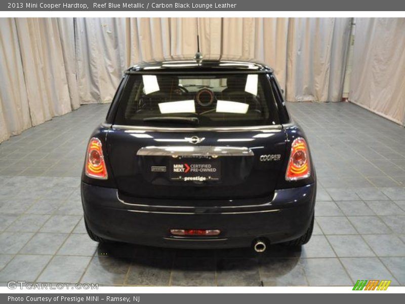 Reef Blue Metallic / Carbon Black Lounge Leather 2013 Mini Cooper Hardtop
