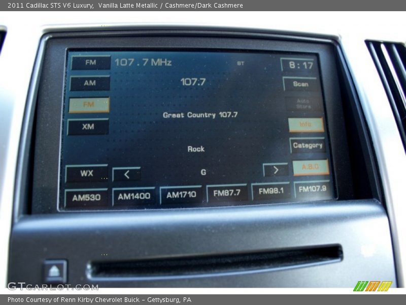 Vanilla Latte Metallic / Cashmere/Dark Cashmere 2011 Cadillac STS V6 Luxury