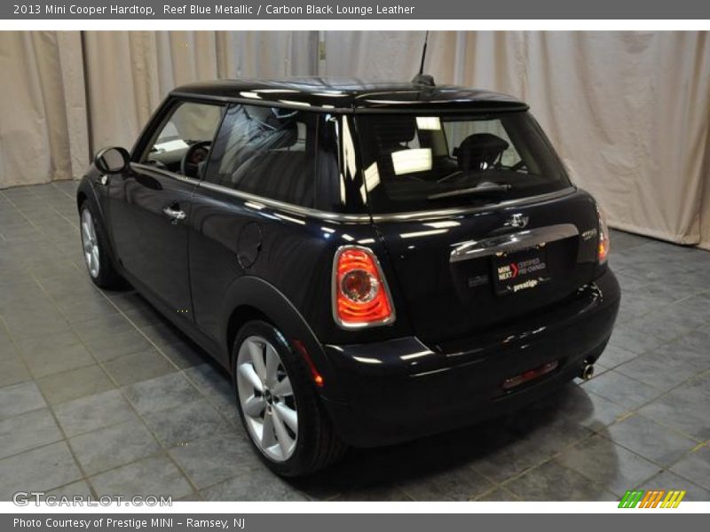 Reef Blue Metallic / Carbon Black Lounge Leather 2013 Mini Cooper Hardtop